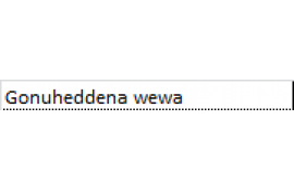 Gonuheddena wewa